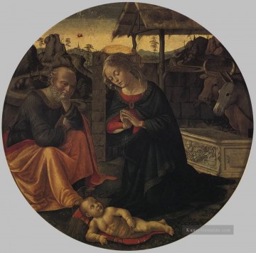  san - Verehrung des Kindes Florenz Renaissance Domenico Ghirlandaio